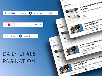 Daily UI Challenge #85 Pagination