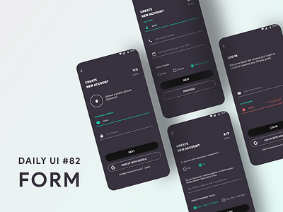 Daily UI Challenge #82 Form