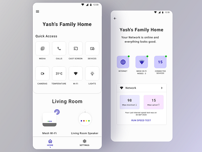 Daily UI Challenge #21 Home Monitoring Dashboard