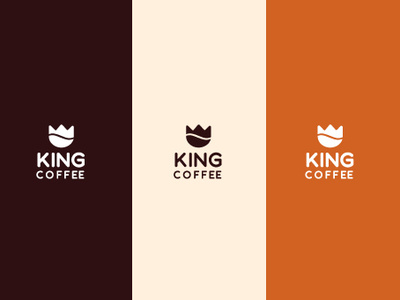 King coffee branding identity logo logodesign logotype