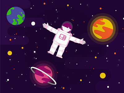 Astrogirl astro astronaut girl planets space