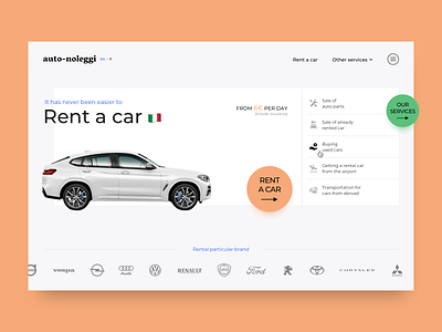 Modern car dealership | Rent a car car clean dealership modern rent a car rent car webflow website