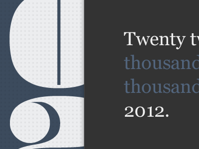 2012 dark typography whatbrentsay