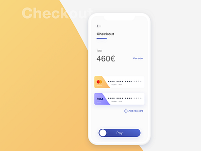 Daily UI Challenge #002 - Checkout Page app dailyui design ui
