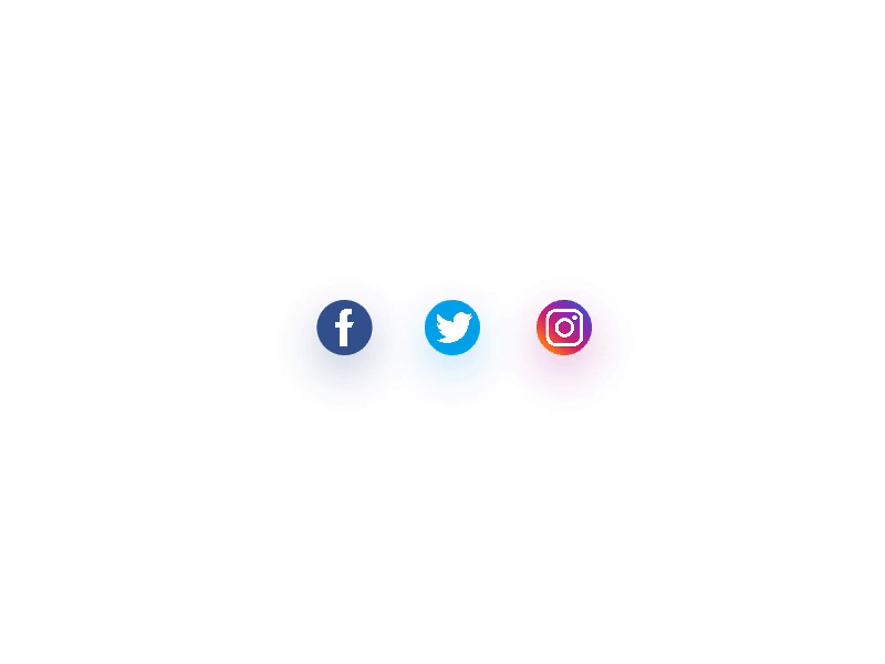 Daily UI Challenge #010 - Social Share animated dailyui design gradient color logo ui ux