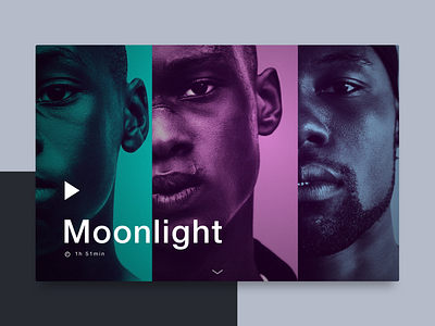 Daily UI Challenge #025 - TV App app dailyui design minimalistic moonlight tv ui