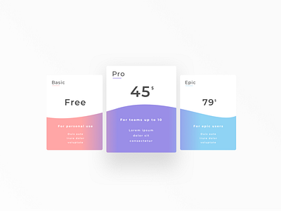 Daily UI Challenge #030 - Pricing