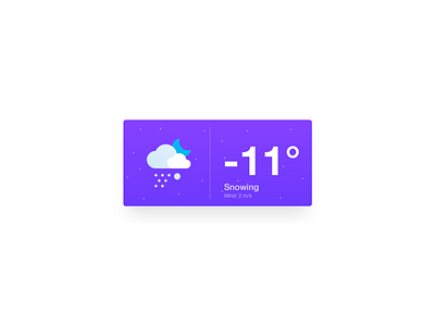 Daily UI Challenge #037 - Weather