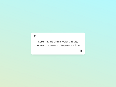 Daily UI Challenge #039 - Testimonials app dailyui design gradient color ui