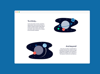 To Infinity And Beyond... astronaut design flat icon icons illustration planet planets space stars