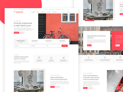 Real estate administration Concept concept concept design design fun ui ux web design webdesign website website concept website design