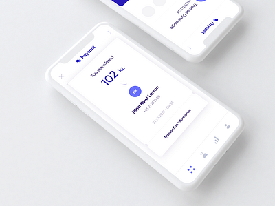 Mobilepay Redesign concept Receipt/login app app design app design concept concept design design design app fun ui ux