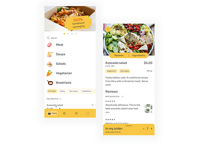 Lunch delivery app delivery app interaction design ui design ux design