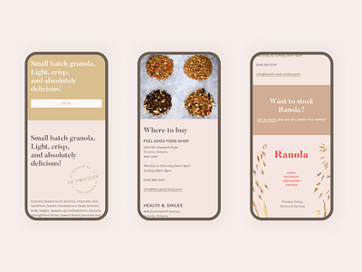 Ranola mobile layouts, part two