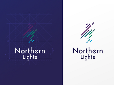 Northern Lights Office Complex aurora logo