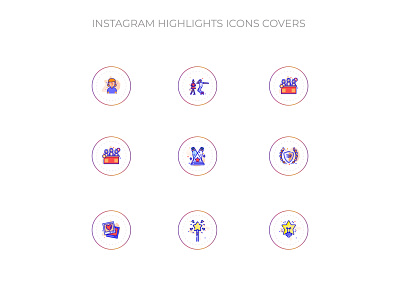 Instagram Highlights Icons covers