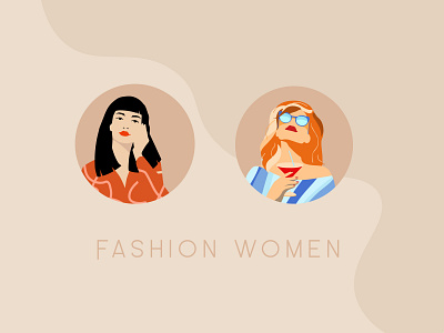   woman illustration vector concept avatar