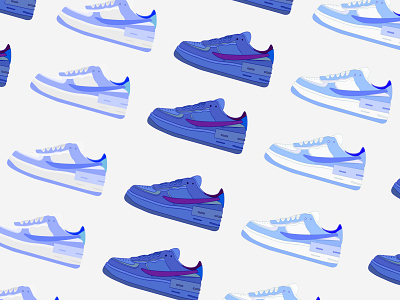 Sneakers vector concept