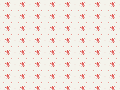 Simple Star and Dot Pattern americana brush digital feedsack illustration ink pattern tuesday bassen