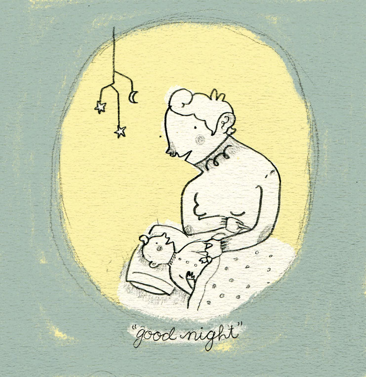 Goodnight Sketch by Tuesday Bassen on Dribbble