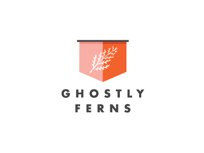 New Site! branding ghostly ferns illustration logo web design