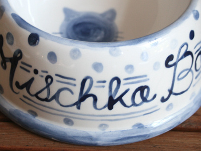 Custom Pet Bowls cat ceramic custom dog fun illustration pet bowl product tuesday bassen