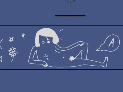 Cassette Tape art album art doodle illustration mirror universe naked lady tuesday bassen