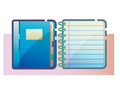 School books books icons illustrator