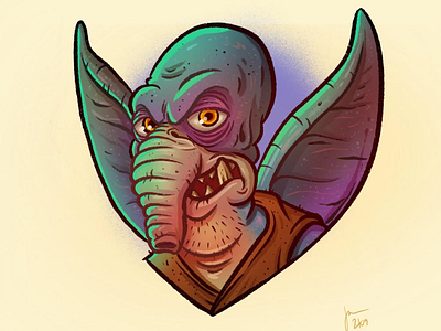 Watto alien procreate star wars watto