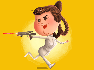 Princess Leia Organa illustration leia princess leia procreate star wars starwars