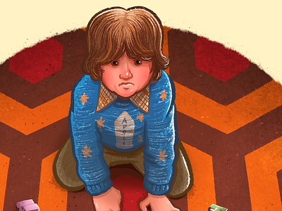 The Shining horror illustration kubrick poster procreate the shining