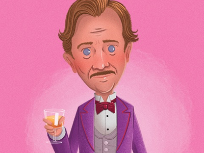 M. Gustave illustration m.gustave the grand budapest hotel wes anderson