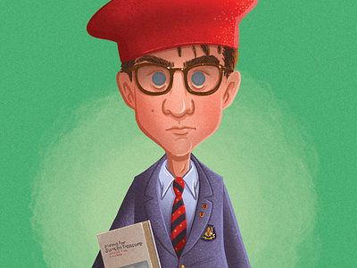 Max Fischer art jason schwartzman max fischer movie portrait procreate rushmore wes anderson