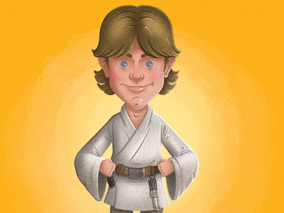 Luke Skywalker farm boy a new hope fan art illustration jedi luke luke skywalker movies procreate star wars