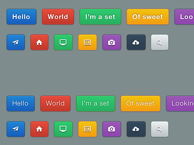 Ready To Use Buttons [live Demo] By 𝐋𝐔𝐊𝐘 𝐕𝐉 On Dribbble