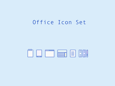 Office icons "Officons" [HTML / CSS]