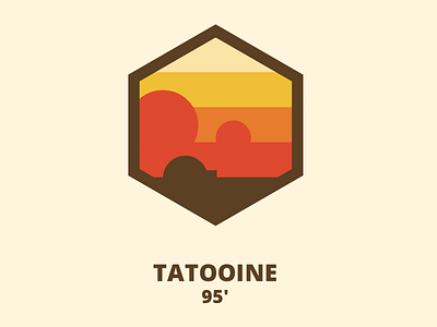 Tatooine Badge [CSS] badge codepen css css3 cssart hexagon tatooine