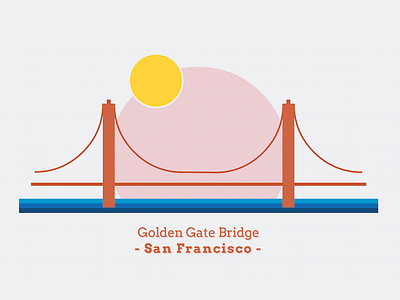 CSS : Golden Gate Bridge [Day] california code codepen css css3 developer draw goldengate sanfrancisco webdesign