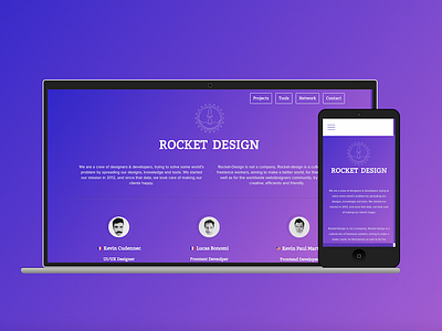 New Rocket Design website css css3 html javascript jquery redesign revamp rocketdesign ui ux webdesigner