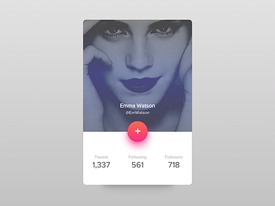 Twitter card card coded codepen css frontend glow html javascript shadow ui ux