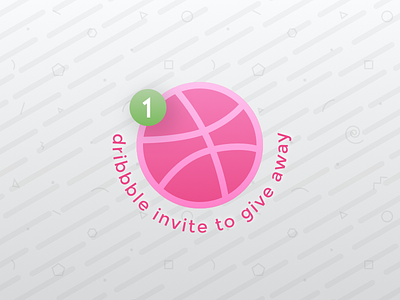 Dribbble invite to give away draft dribbble giveaway invite notification pattern player sketch
