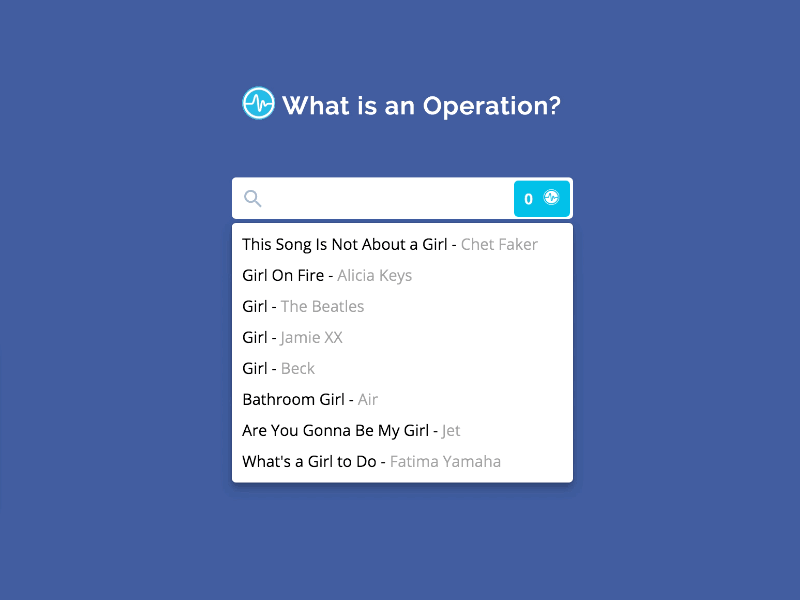 Algolia - Operation animation algolia animation css illustration instantsearch javascript search svg