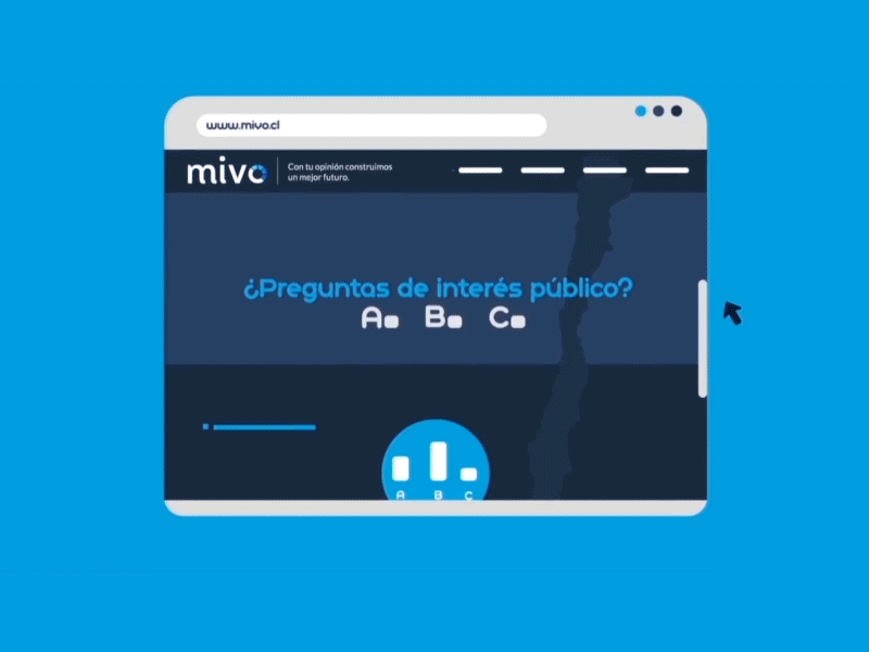 Mivo App 2d animation animation app infographic motion motion graphics transition