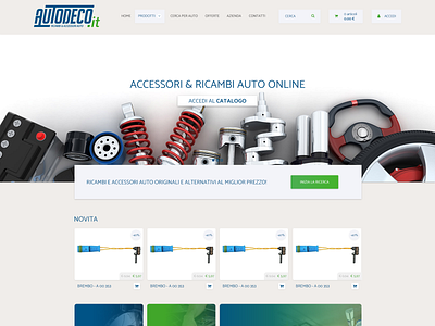 Car Parts Project (Design) car design e commerce parts prestashop simple web