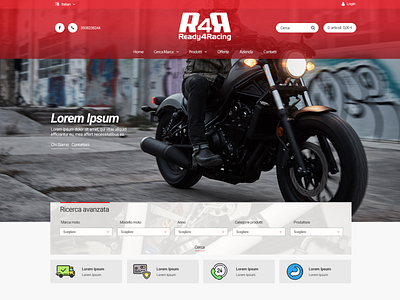 Bike Parts Design bike bike shop design e commerce parts prestashop web