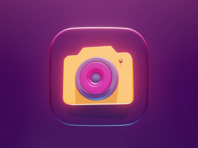 Camera icon by Olga Deeva on Dribbble