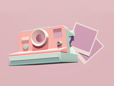 Polaroid camera by Olga Deeva on Dribbble