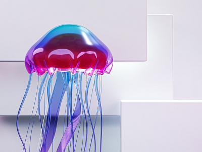 Fantasy Jellyfish abstract