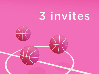 3 invites