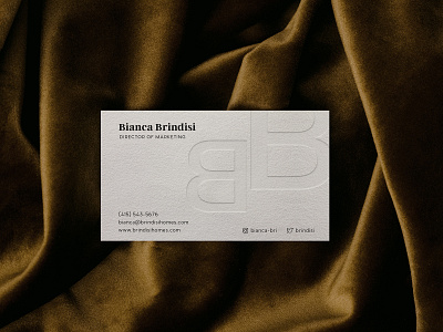 Embossed Business Card business card emboss